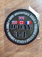 Ecusson / Embleem D-Day 80th anniversary 2024 (3 soorten), Ophalen of Verzenden, Overige soorten, Overige gebieden, Embleem of Badge