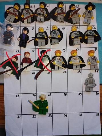 diverse lego harry potter poppetjes beschikbaar voor biedingen