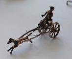 Oud Zilveren miniatuur sulky hollands., Antiek en Kunst, Antiek | Goud en Zilver, Ophalen