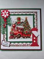 Mooie Kerstkaart met Kerst treintje enz K12 met envelop, Hobby en Vrije tijd, Kaarten | Zelfgemaakt, Ophalen of Verzenden, Nieuw