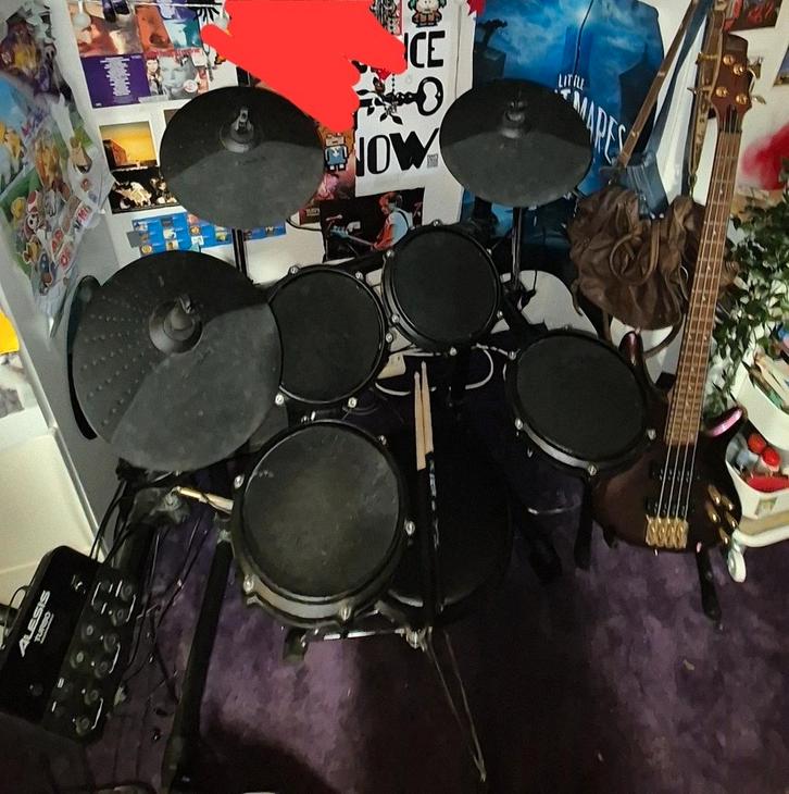 Alesis turbo mesh kit, Muziek en Instrumenten, Drumstellen en Slagwerk, Gebruikt, Overige merken, Elektronisch, Ophalen