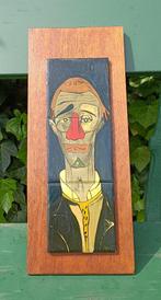 Schilderij "The Blue Clown" naar Bernard BUFFET tegeltableau, Ophalen of Verzenden