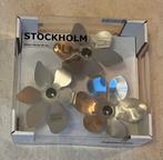 Ikea Stockholm bloemkandelaar voor 3 kaarsen, Monika Mulder, Ophalen, Overige kleuren, Nieuw, Metaal