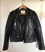 Fifth House zwart leren jasje maat 38, Kleding | Dames, Jassen | Zomer, Ophalen, Zo goed als nieuw, Maat 38/40 (M), Zwart