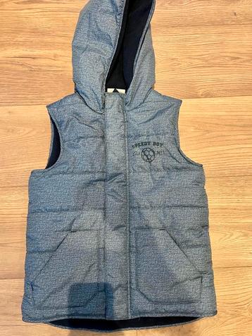 Blauwe Bodywarmer met Capuchon - Speedy Boy beschikbaar voor biedingen