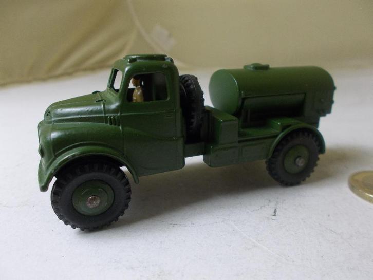 1958 Dinky Toys 643 ARMY WATER TANKER + DRIVER I.z.g.st. -B-, Hobby en Vrije tijd, Modelauto's | 1:43, Zo goed als nieuw, Bus of Vrachtwagen