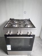 Bosch rvs gasfornuis met3D oven hete lucht schoon en netjes, Witgoed en Apparatuur, Fornuizen, 60 cm of meer, Zo goed als nieuw