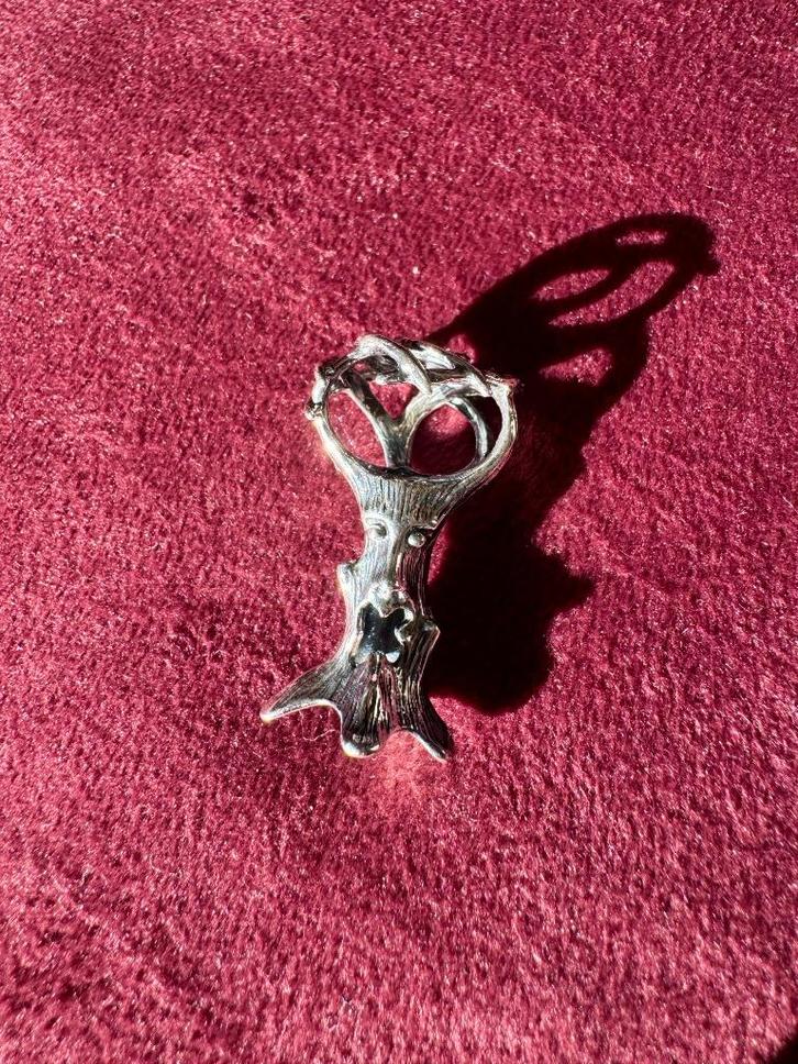 Trollbeads bedel | Troll Tree (Retired), Sieraden, Tassen en Uiterlijk, Bedels, Zo goed als nieuw, Trollbeads, Zilver, 1 bedel