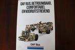 DAF bus verkoop folder jaren 80, Gelezen, Overige merken, Ophalen of Verzenden