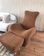 Leolux fauteuil met voetenbankje, De Balou, Huis en Inrichting, Fauteuils, Ophalen, Nieuw, 75 tot 100 cm, Leolux
