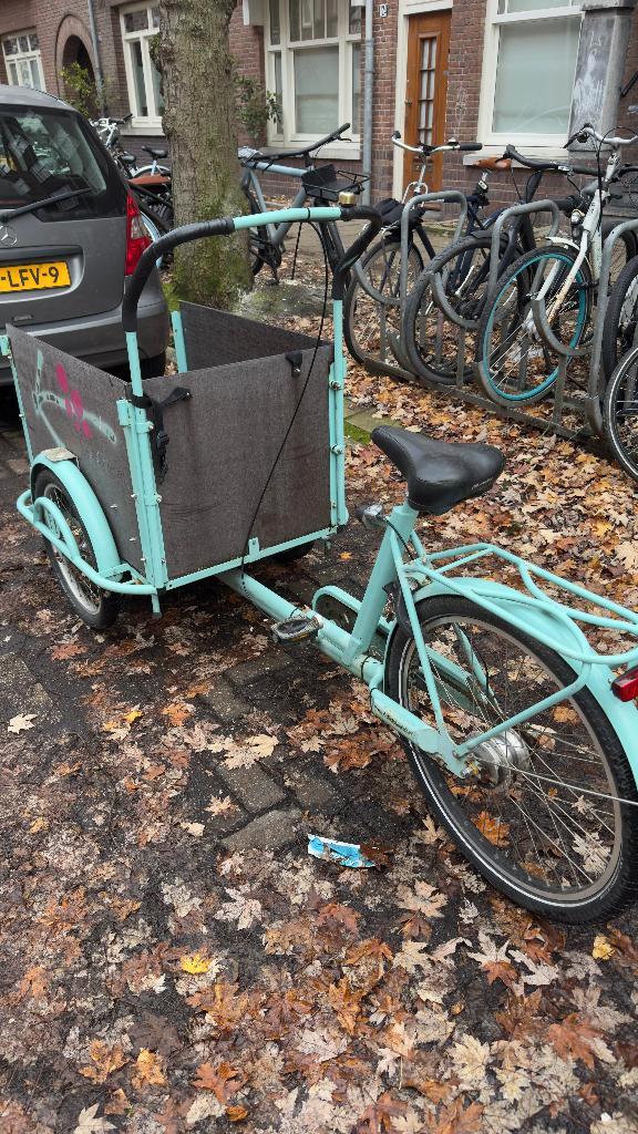 Stevige bakfiets van De Fietsfabriek, Fietsen en Brommers, Fietsen | Bakfietsen, Gebruikt, Fietsfabriek, 1 kind, Ophalen