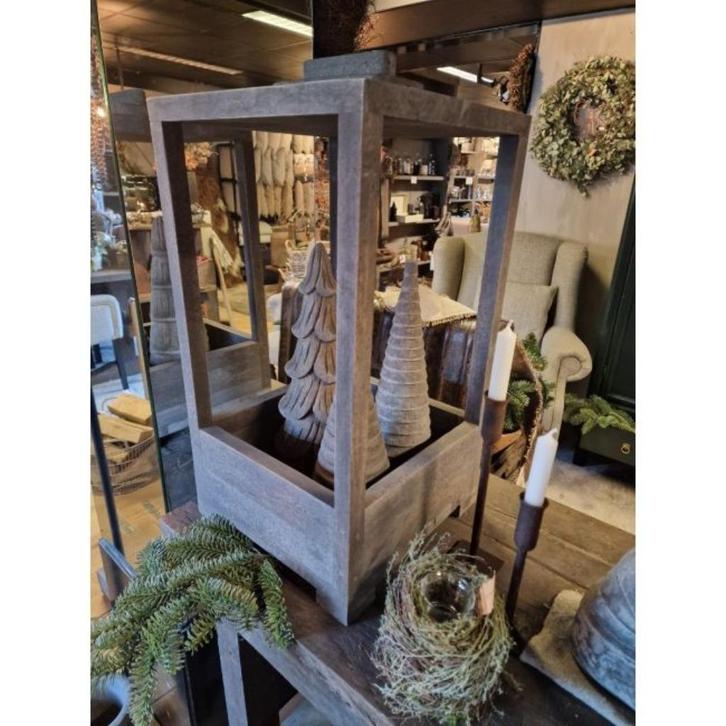 houten lantaarns, oude schalen en ..bij ALTIJD IETS MOOIS, Huis en Inrichting, Woonaccessoires | Kandelaars en Kaarsen, Nieuw