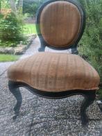 Mooi antiek stoeltje met wieltjes voorin, Antiek en Kunst, Antiek | Meubels | Stoelen en Banken, Ophalen of Verzenden