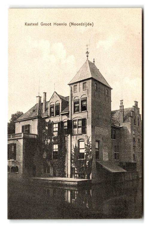 Olst, Kasteel Groot Hoenlo (Noordzijde), Verzamelen, Ansichtkaarten | Nederland, Ongelopen, Overijssel, Voor 1920, Verzenden