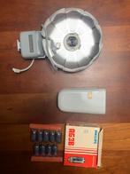 Flitser opklapbaar met 9 flitslampjes AG38, Audio, Tv en Foto, Fotografie | Flitsers, Ophalen of Verzenden, Gebruikt, Overige merken
