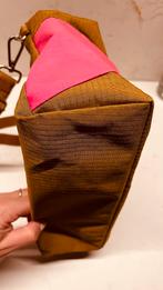 Susan Bijl Bum Bag M - Khaki/Roze - Crossbody Tas, Sieraden, Tassen en Uiterlijk, Ophalen of Verzenden, Zo goed als nieuw, Overige kleuren