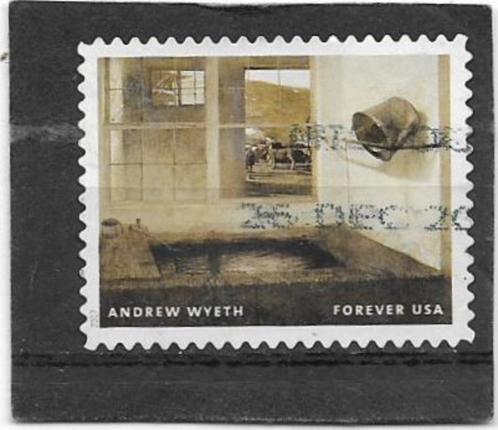 USA 2017 Andrew Wyeth (1), Postzegels en Munten, Postzegels | Amerika, Gestempeld, Noord-Amerika, Verzenden
