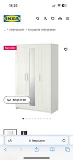 Ikea kledingkast Brimnes wit, Huis en Inrichting, 100 tot 150 cm, Met hangruimte, 150 tot 200 cm, Gebruikt