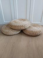 MOOIE IKEA RIETEN POEF 3 STUKS ALSEDA, Huis en Inrichting, Ophalen, Zo goed als nieuw, 50 tot 75 cm, 50 tot 75 cm