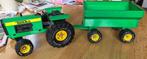 Vintage Tonka T700 Tractor met Aanhanger, Verzamelen, Ophalen of Verzenden, Gebruikt