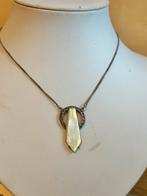 Vintage art deco hanger met marcasiet gemerkt 925, Ophalen of Verzenden, Zo goed als nieuw, Zilver