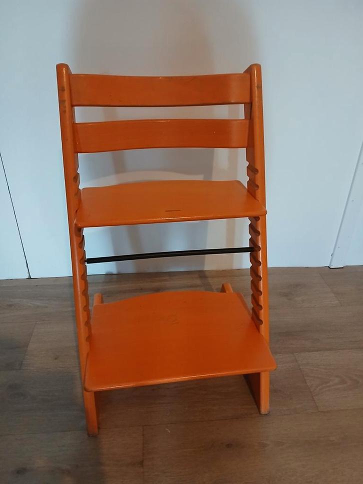 Stokke Tripp Trapp kinderstoel, Kinderen en Baby's, Kinderstoelen, Gebruikt, Meegroeistoel, Ophalen