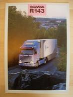 Scania R143 Brochure 1990 – Streamline 143 V8, Boeken, Auto's | Folders en Tijdschriften, Scania, Overige merken, Zo goed als nieuw