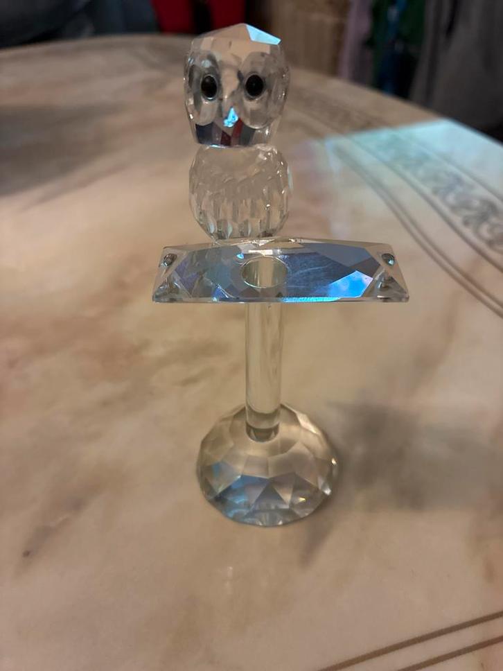 Kristallen Uil Ornament, Huis en Inrichting, Woonaccessoires | Overige, Zo goed als nieuw, Ophalen of Verzenden