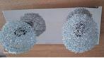 Plafondlamp met 2 draadbolletjes, Ophalen of Verzenden, Gebruikt, Metaal, Modern