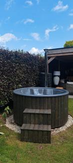 Kunststof hottub houtgestookt, 200 cm, ebonyhout, isolatie, Ophalen, Nieuw, Wellnessandgarden, 7251MZ Vorden