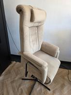 Prominent sta op stoel beige stof nieuwstaat accu large maat, Ophalen of Verzenden, Zo goed als nieuw, Stof, 50 tot 75 cm