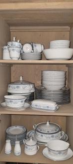 Noritake Blue Hill 2482 82 delig compleet klassiek servies, Ophalen