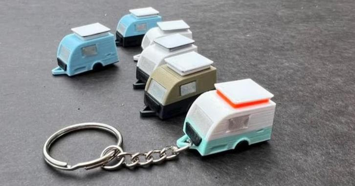 Kip shelter sleutelhanger, Caravans en Kamperen, Caravan accessoires, Nieuw, Ophalen of Verzenden