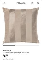 IKEA Kussen met hoes - Zo goed als nieuw!, Huis en Inrichting, Woonaccessoires | Kussens, Ophalen, Zo goed als nieuw, Beige, Vierkant