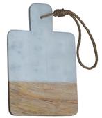 Sfeervolle serveerplank hout marmer, Ophalen of Verzenden, Nieuw