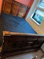 Houtsnijwerk antiek/brocante bed( opknapper)150x2.00m, Antiek en Kunst, Antiek | Meubels | Bedden, Ophalen