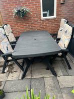 Mooie tuinset Allibert, Tuin en Terras, Tuinsets en Loungesets, Ophalen, 4 zitplaatsen, Kunststof, Gebruikt