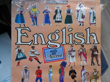 LP vinyl English with an accent engels met een accent. beschikbaar voor biedingen