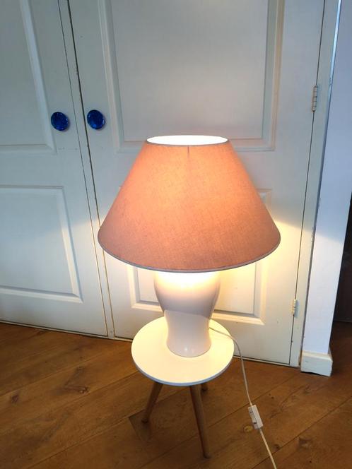 Tafellamp (Kostka?) vintage, Huis en Inrichting, Lampen | Vloerlampen, Gebruikt, Minder dan 100 cm, Overige materialen, Ophalen