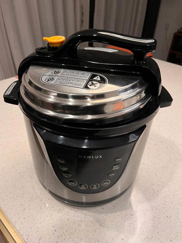 NEWLUX Electric Slow Cooker, Programmable, 6 L, Witgoed en Apparatuur, Slowcookers, Zo goed als nieuw, Ophalen