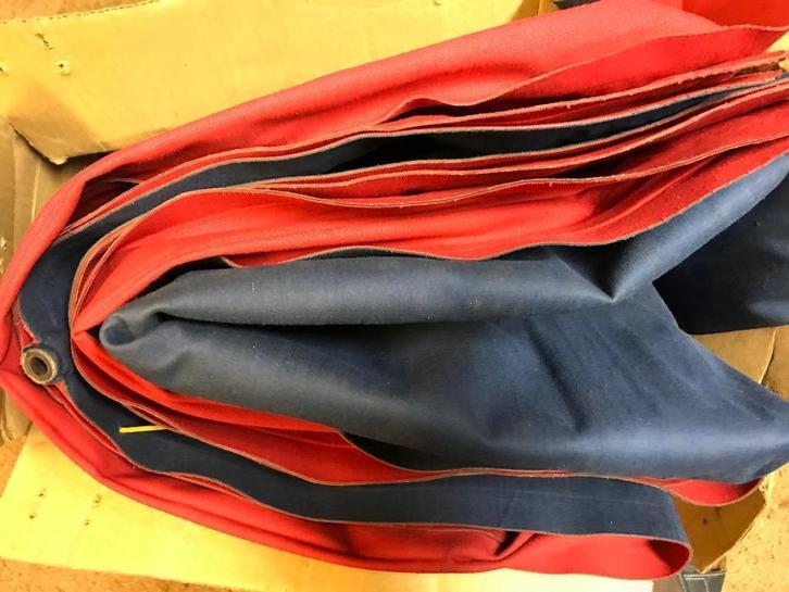 LUCHTBED RIVA DUO (VINTAGE) + POMP, Caravans en Kamperen, Luchtbedden, Gebruikt, 2-persoons, Ophalen