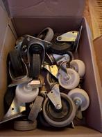 Zwenkwielen doos vol verschillende maten veel nieuw., Ophalen of Verzenden