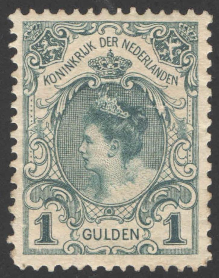 Nederland NVPH nr 49 ongebruikt Kroningsgulden 1899, Postzegels en Munten, Postzegels | Nederland, Postfris, T/m 1940, Verzenden