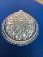 Glazen Boterstolp - Geslepen Glas - 13cm, Ophalen of Verzenden