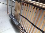 Lattenbodem met motor, Ophalen, 90 cm, Eenpersoons, Zo goed als nieuw