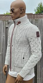 PME Legend warm gevoerd en gebreid deels wollen vest (M)