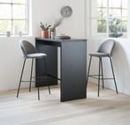 Zwarte Bartafel van Jysk bijna nieuw!, Huis en Inrichting, 100 tot 150 cm, Tot twee personen, Zo goed als nieuw, Metaal