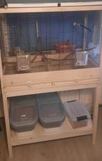 Houten vogelkooi Ferplast., Dieren en Toebehoren, Ophalen, Gebruikt, Hout, Vogelkooi