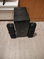 Philips Speaker Set - HTS7201, HTS7202, HTS7212 Compatibel, Ophalen of Verzenden, Gebruikt, Front, Rear of Stereo speakers, Philips