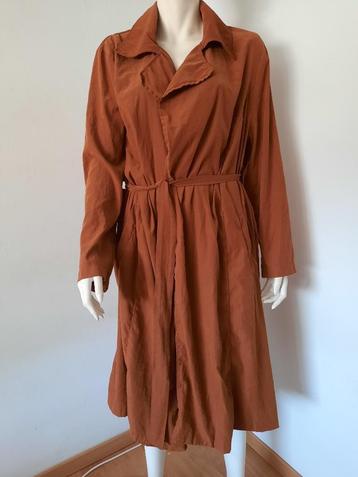 Zgan Cognacbruine tussenjas/mantel Zizzi XL 44-48 beschikbaar voor biedingen